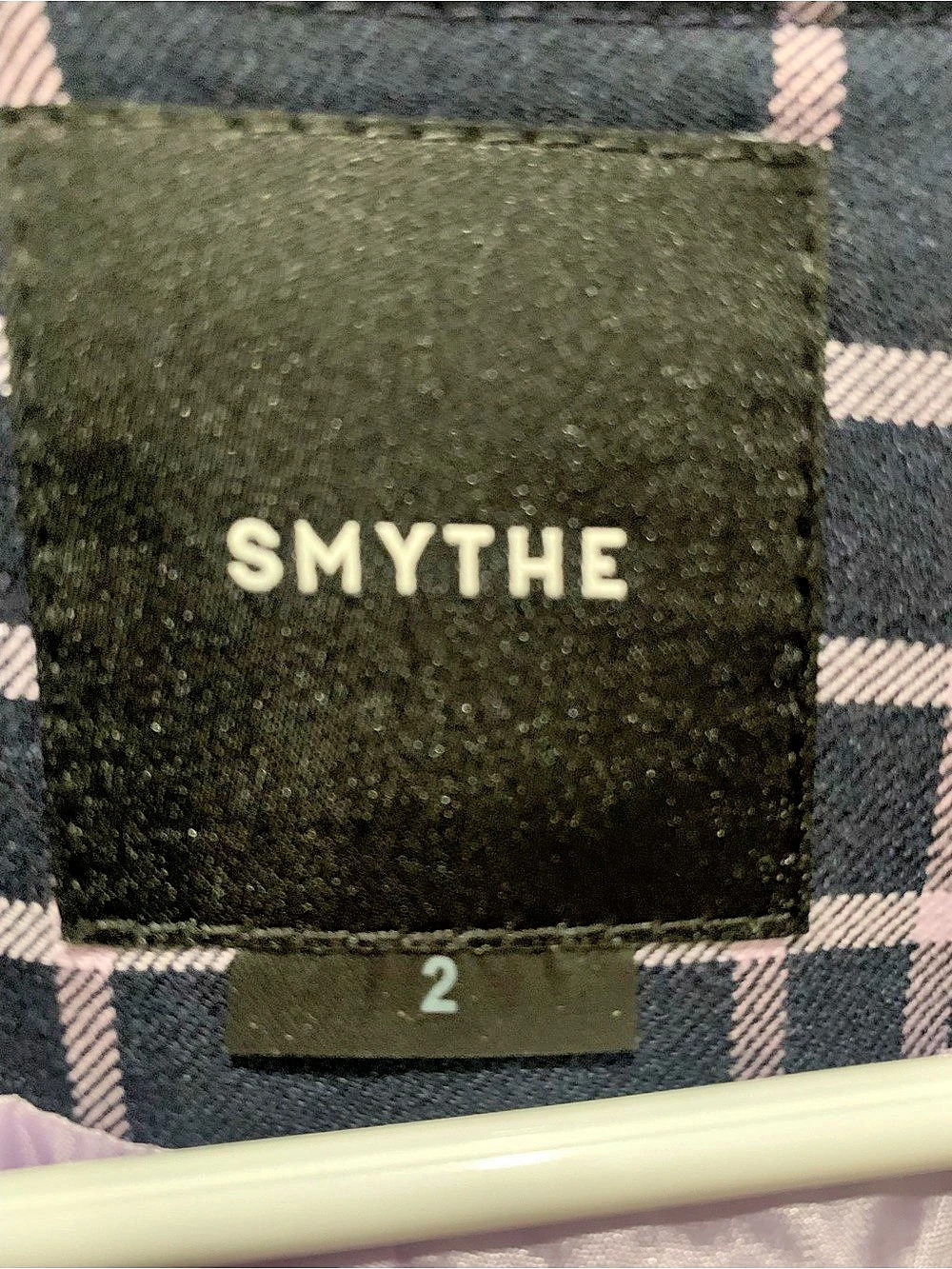 Smythe Duchess Blazer in Navy Plaid Three-Piece Suit Blue & Lavender Size 2/4 - Picture 10 of 11